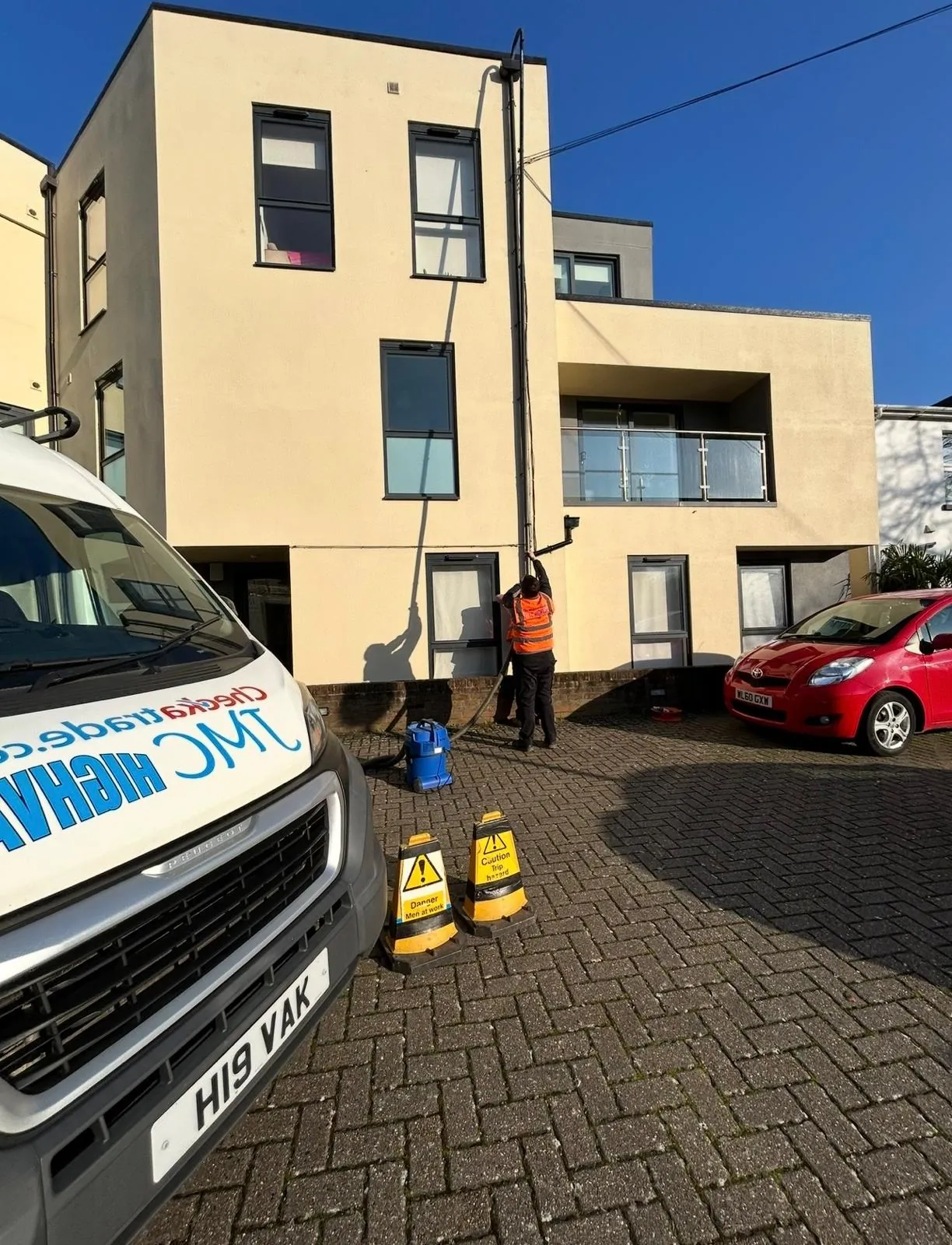 HIGHVAC carrying out local exterior work