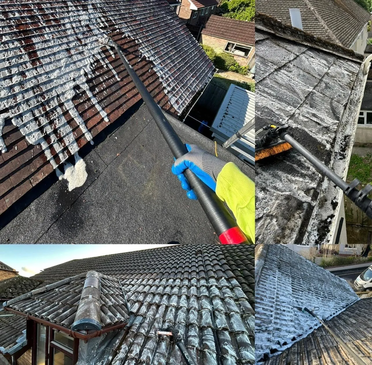 High-reach access and gutter work