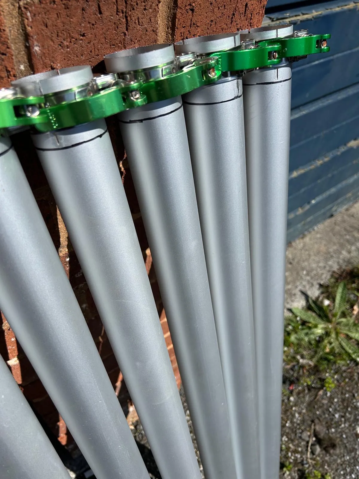 Gutter vacuum pole set